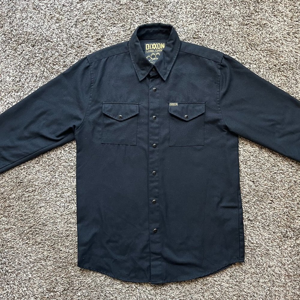 DIXXON OUTLAW Anniversary Edition flannel, 2013 - 2018, men's Small, black, RARE